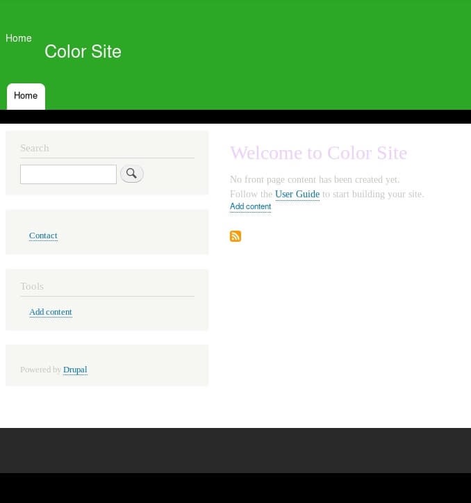 our website but green